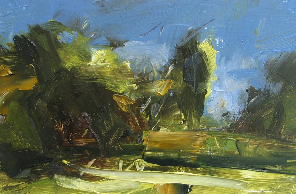 Louise Balaam – Sharp sunlight Constable’s trees